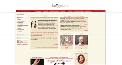 Desktop Screenshot of knigge.de